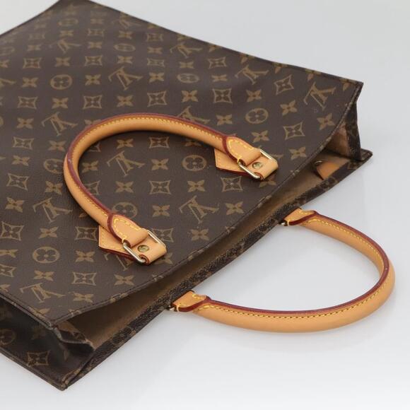 LOUIS VUITTON Monogram Sac Plat Hand Bag M51140 - Picture 6 of 16
